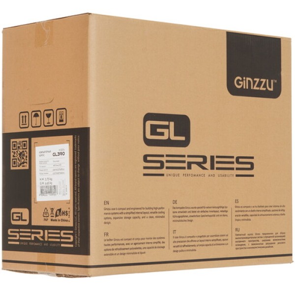 Корпус GiNZZU GL390 белый