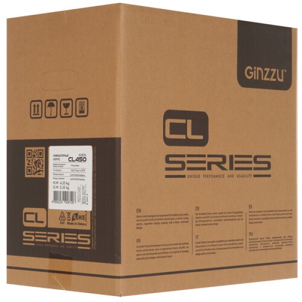 Корпус Ginzzu CL450 черный