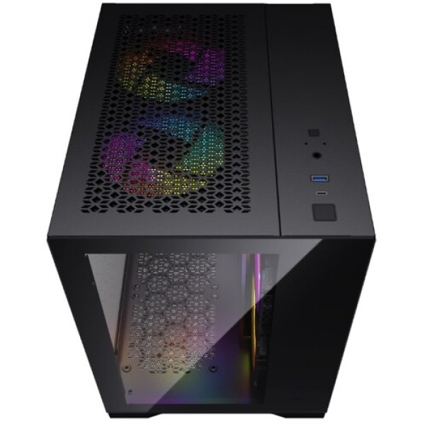 Корпус PowerCase Vision Micro [CVBM-L4] черный