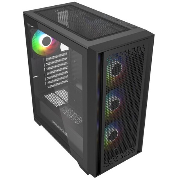 Корпус PowerCase ByteFlow [CBFB-A4] черный