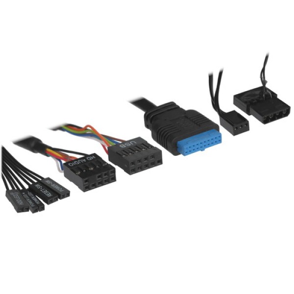 Корпус PowerCase Mistral Z4 Mesh LED [CMIZB-L4] черный