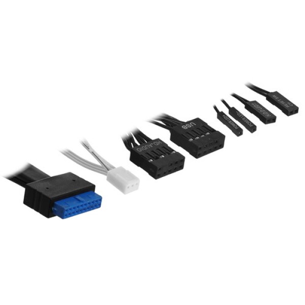 Корпус 1STPLAYER FIREBASE X3-M [X3-M-WH-4F1-W] белый