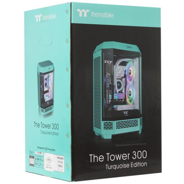 Корпус Thermaltake The Tower 300 Turquoise [CA-1Y4-00SBWN-00] бирюзовый