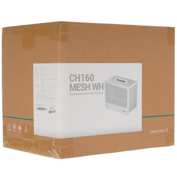 Корпус DEEPCOOL CH160 MESH [R-CH160-WHNMI0-G-1] белый