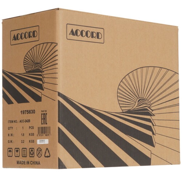 Корпус Accord ENTRY ACC-242B [ACC-242B] черный