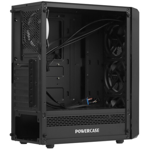Корпус PowerCase Mistral Z4 Mesh LED [CMIZB-L4] черный