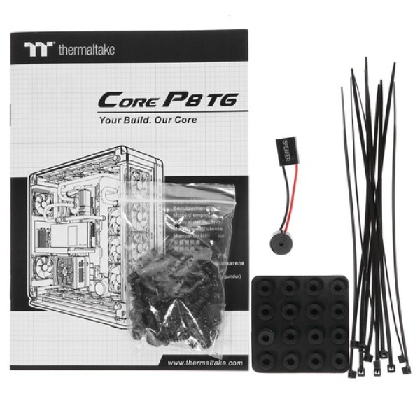 Корпус Thermaltake Core P8 TG [CA-1Q2-00M1WN-00] черный