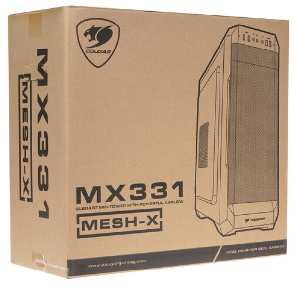 Корпус Cougar MX331 Mesh-X [385NC20.0001] черный
