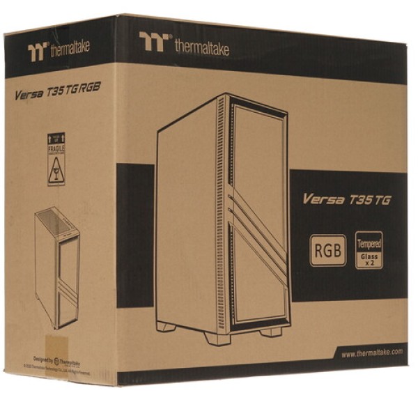 Корпус Thermaltake Versa T35 TG RGB [CA-1R7-00M1WN-00] черный