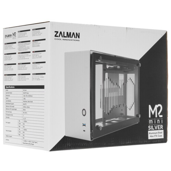 Корпус ZALMAN M2 mini [M2 mini Silver] серый