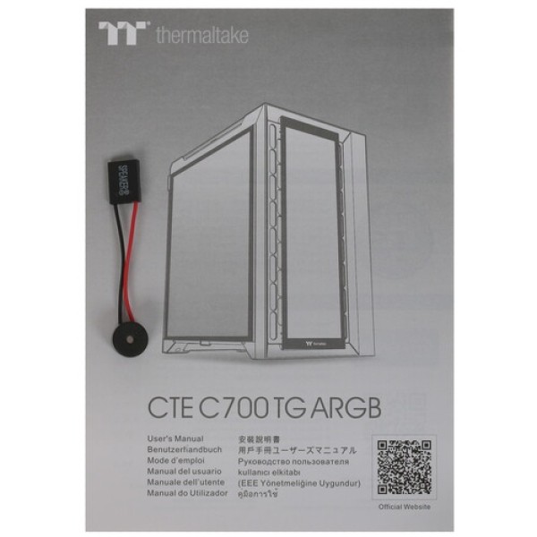 Корпус Thermaltake CTE C700 TG ARGB Snow [CA-1X7-00F6WN-01] белый