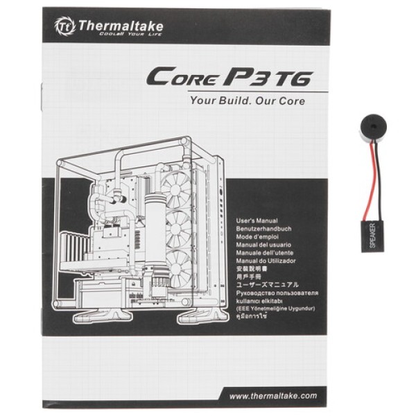 Корпус Thermaltake Core P3 TG [CA-1G4-00M1WN-06] черный