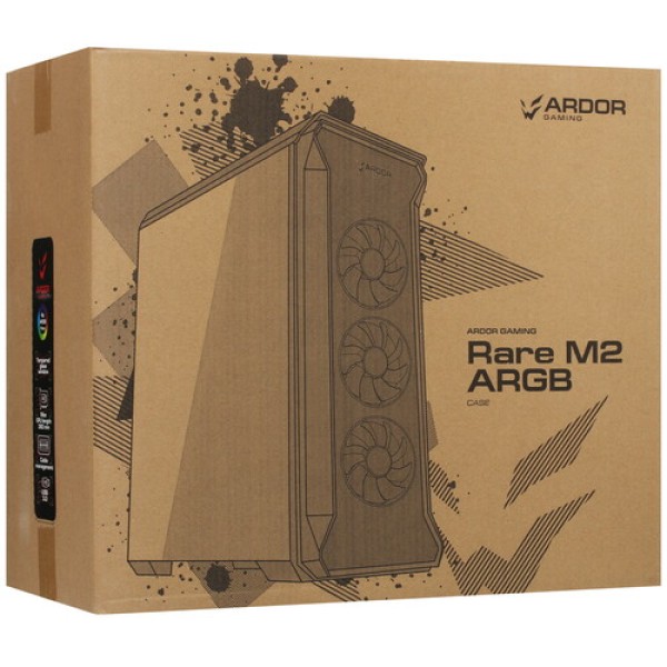 Корпус ARDOR GAMING Rare M2 ARGB черный