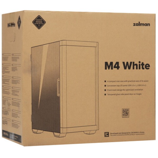 Корпус ZALMAN M4 WHITE белый