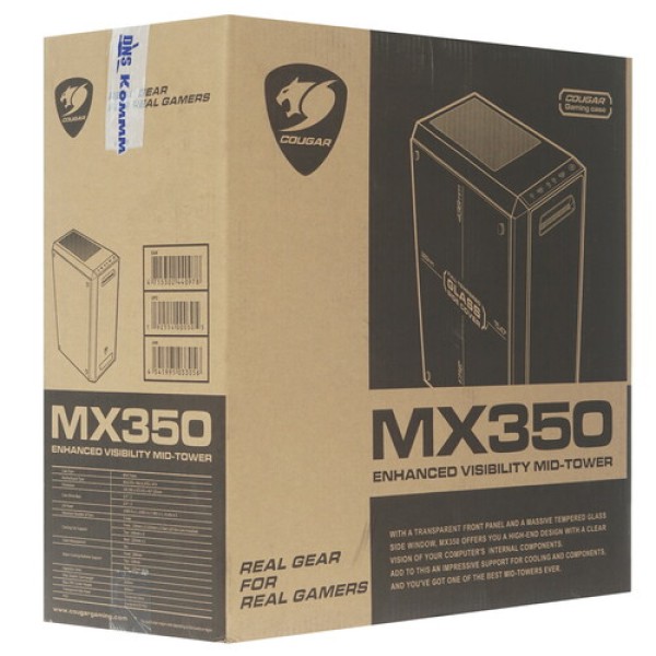 Корпус Cougar MX350 Mesh черный