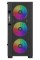 Корпус XASTRA A302 [A302-BK-FC120FRGB-4F-GL] черный
