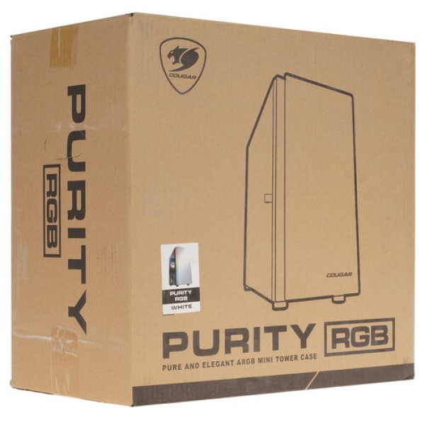 Корпус Cougar Purity RGB [CGR-5PC4W-RGB] белый
