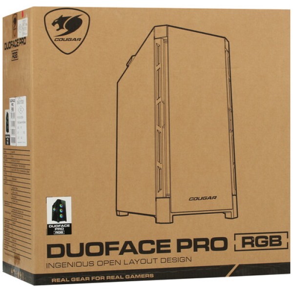 Корпус Cougar Duoface Pro RGB [CGR-5AD1B-RGB] черный