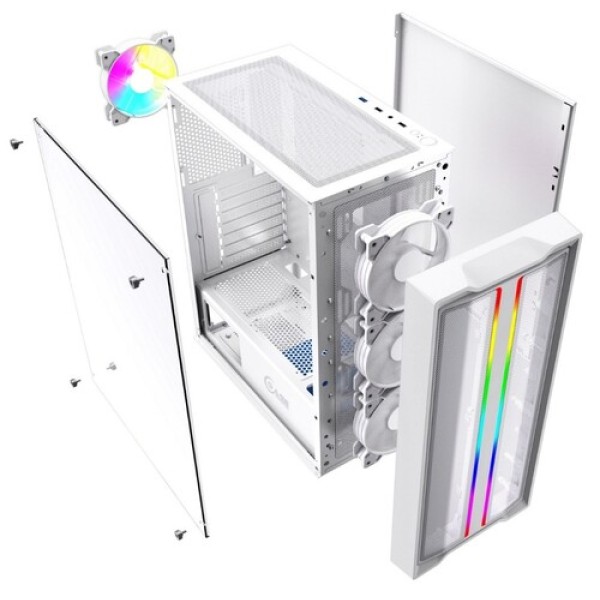 Корпус PowerCase Mistral Evo [CMIEW-F4S] белый