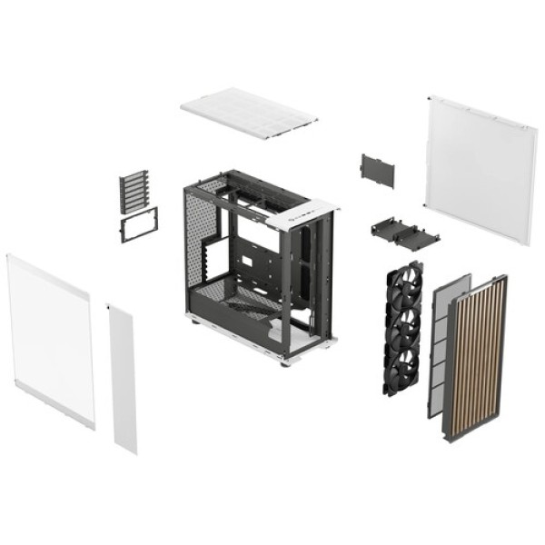 Корпус Fractal Design North XL Chalk White TG [FD-C-NOR1X-04] белый