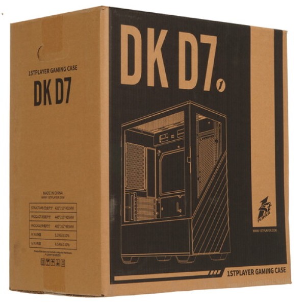 Корпус 1STPLAYER DK D7 [D7-BK-3F1] черный