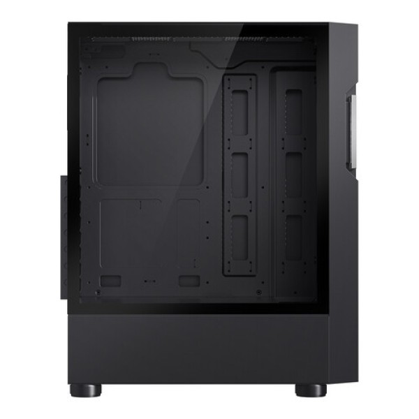 Корпус XASTRA A302 [A302-BK-FC120FRGB-4F-GL] черный