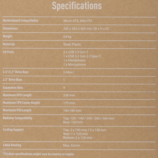 Корпус ASUS Prime AP201 [90DC00G0-B39010] черный