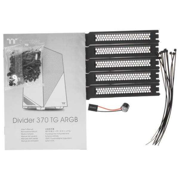 Корпус Thermaltake Divider 370 TG ARGB [CA-1S4-00M1WN-00] черный