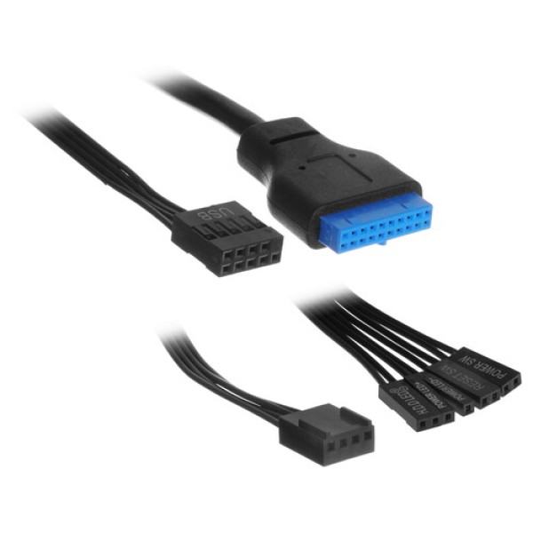 Корпус Chieftec Elox [AS-01B-OP] черный