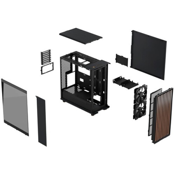 Корпус Fractal Design North [FD-C-NOR1C-02] черный