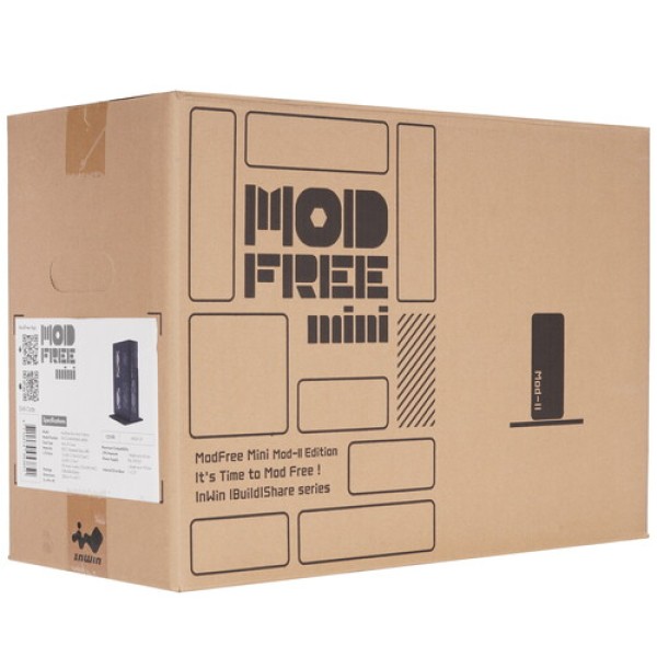 Корпус InWin ModFree Mini – Mod-II Edition Mesh Up [IW-CS-MFMINIM2-MESH] черный