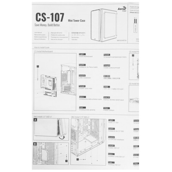 Корпус AeroCool CS-107 [ACCS-PC14012.11] черный
