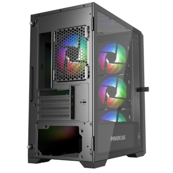 Корпус PowerCase Alisio Micro X4B V2 [CAMCXB-A4] черный