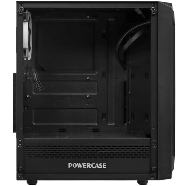 Корпус PowerCase Mistral Z4 Mesh RGB [CMIZB-R4] черный