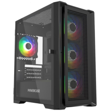 Корпус PowerCase Alisio Micro X4B V2 [CAMCXB-A4] черный