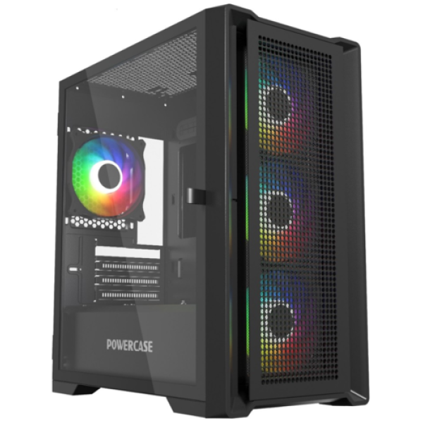Корпус PowerCase Alisio Micro X4B V2 [CAMCXB-A4] черный