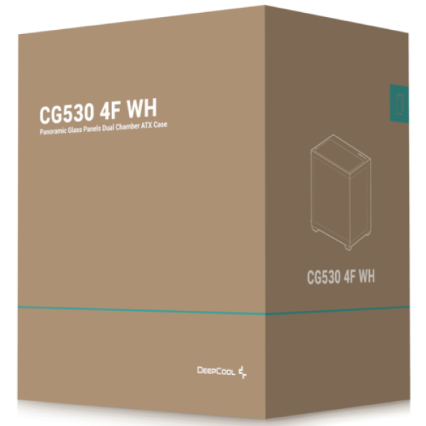 Корпус DEEPCOOL CG530 4F WH [R-CG530-WHADA4-G-1] белый