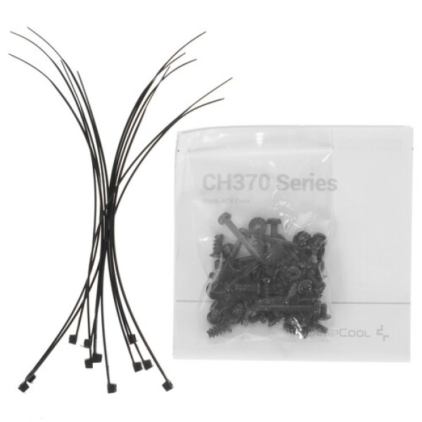 Корпус DEEPCOOL CH370 WH [R-CH370-WHNAM1-G-1] белый