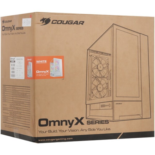 Корпус Cougar Omny X White Midtower [Omny X White] белый