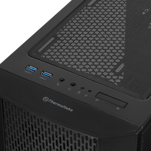 Корпус Thermaltake Versa J24 TG RGB [CA-1L7-00M1WN-01] черный