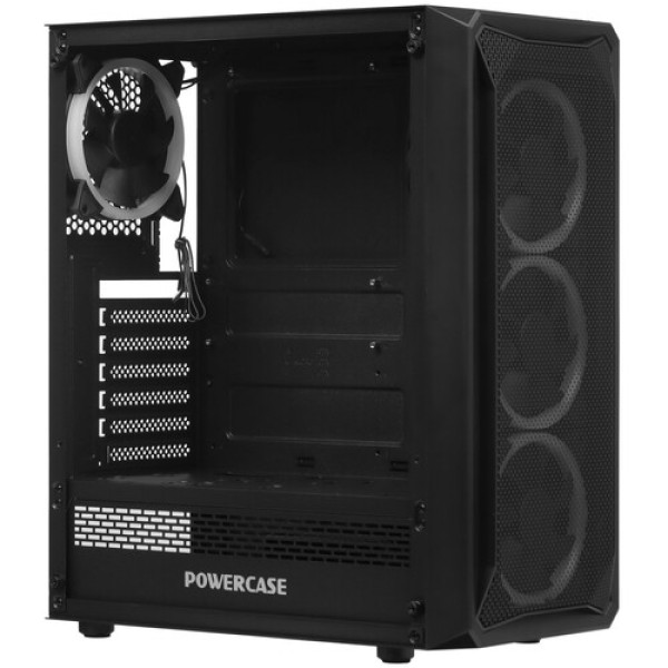 Корпус PowerCase Mistral Z4 Mesh RGB [CMIZB-R4] черный