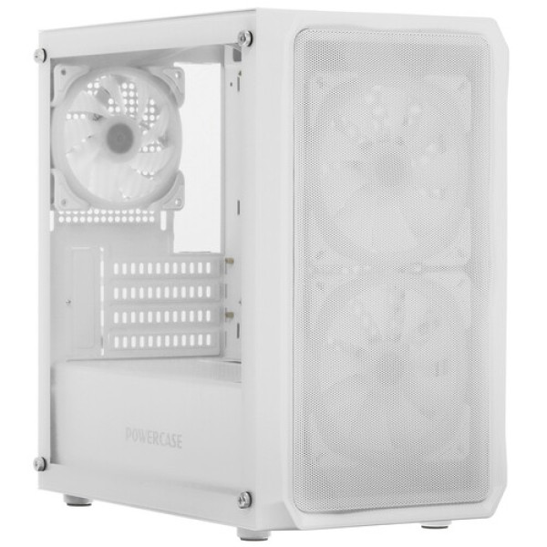Корпус PowerCase Mistral Micro A3W ARGB [CMMAW-A3] белый