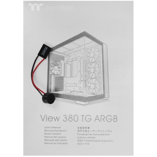 Корпус Thermaltake View 380 TG ARGB Black [CA-1Z2-00M1WN-00] черный