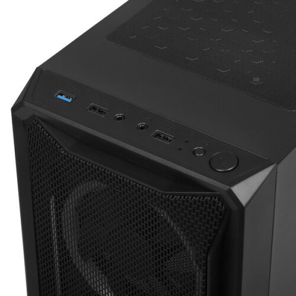 Корпус PowerCase Mistral Z4 Mesh RGB [CMIZB-R4] черный