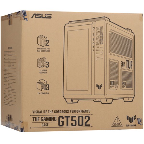 Корпус ASUS TUF Gaming GT502 [90DC0090-B09010] черный
