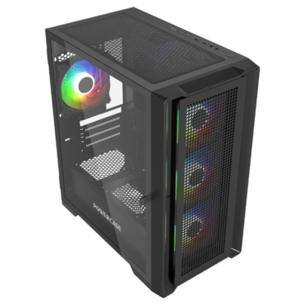 Корпус PowerCase Alisio Micro X4B V2 [CAMCXB-A4] черный
