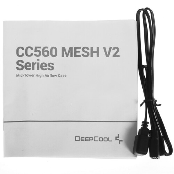 Корпус DEEPCOOL CC560 MESH V2 [R-CC560-BKAMA4-G-2] черный