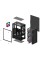 Корпус XASTRA A302 [A302-BK-FC120FRGB-4F-GL] черный