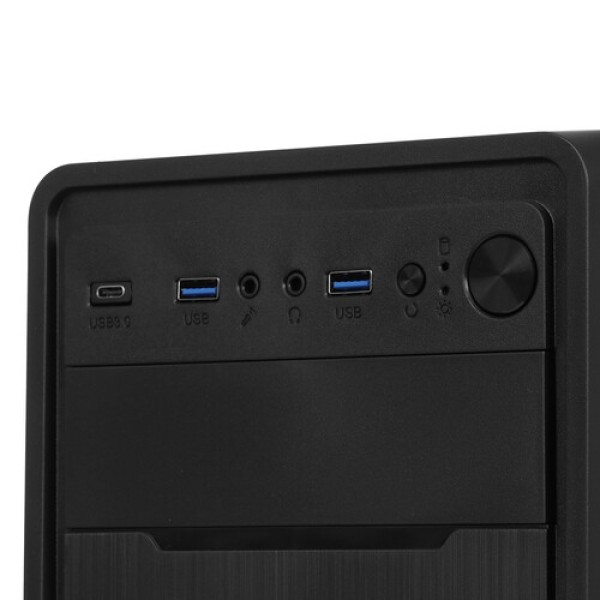Корпус ExeGate XP-332UC-XP450 [EX287374RUS] черный