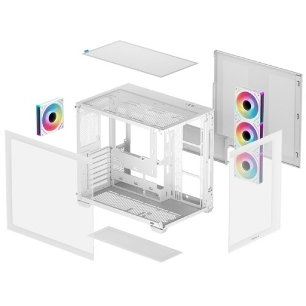 Корпус DEEPCOOL CG530 4F WH [R-CG530-WHADA4-G-1] белый